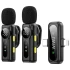 Петличний бездротовий мікрофон WIWU WM007 Dual-mic (Lightning/Type-C) – Black. Фото 5 з 6