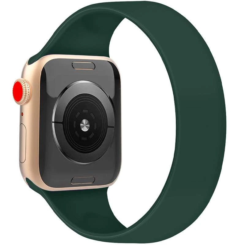 

Ремінець Solo Loop для Apple watch 38mm/40mm 156mm (Зелений / Pine green)