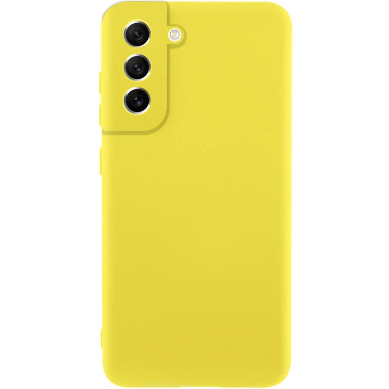 Чохол Silicone Case Lakshmi Plus з закритою камерою на Samsung Galaxy S21 FE – Жовтий / Flash. Фото 2 з 5