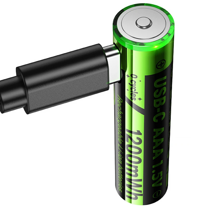 Акумуляторні батарейки Hoco Energy AAA 2 pcs – Black. Фото 4 з 6