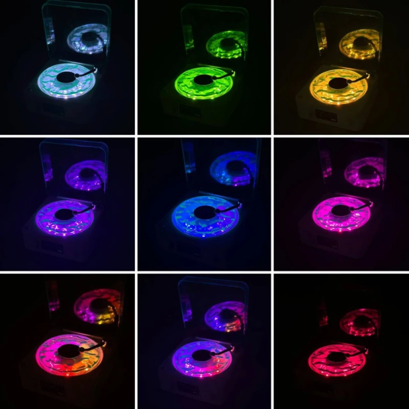 Нічник Gramophone Waves KW-03 14*14*6,5 – White. Фото 6 з 6