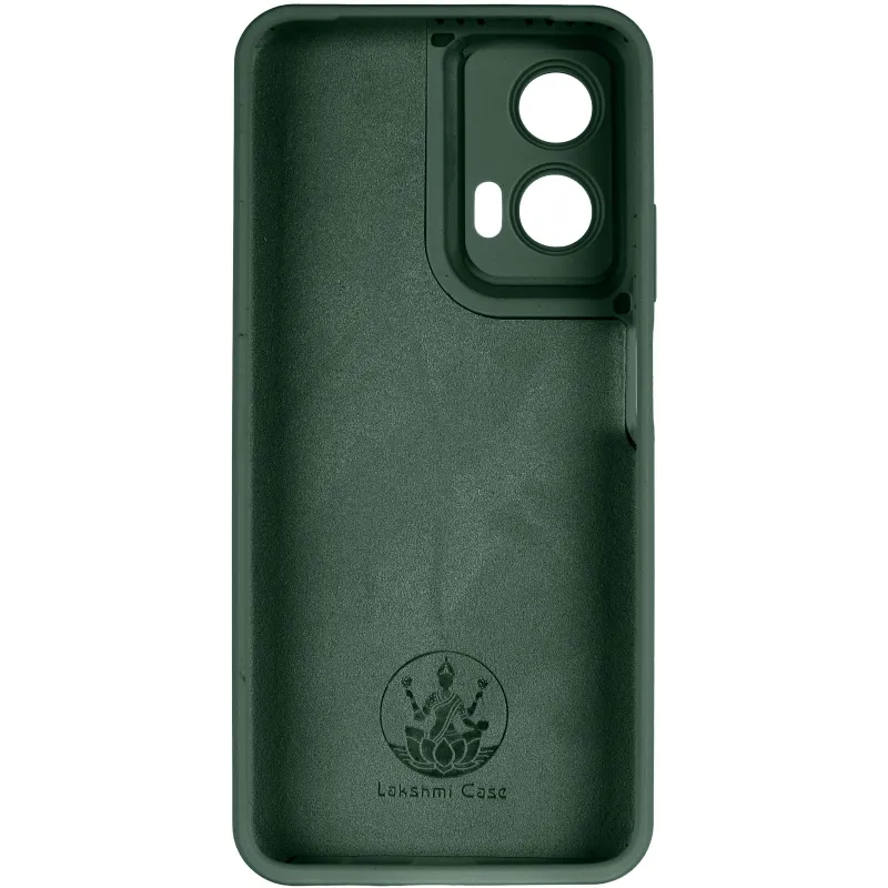 Чехол Silicone Case Lakshmi Premium з закритою камерою на Motorola Moto G35 – Зеленый / Cyprus Green. Фото 6 из 8