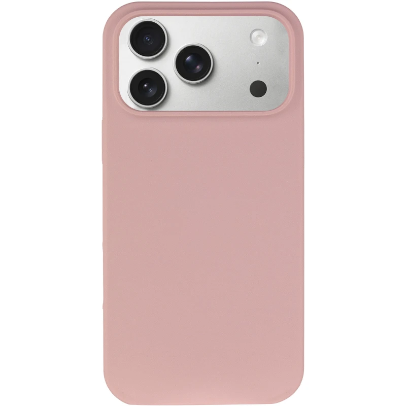 Чохол з закритим низом Silicone Case на Apple iPhone 17 Pro Max (6.9") – Рожевий / Pink Sand. Фото 4 з 7