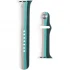 Силіконовий ремінець Braided для Apple watch 42mm / 44mm – Білий / Зелений. Фото 1 з 2