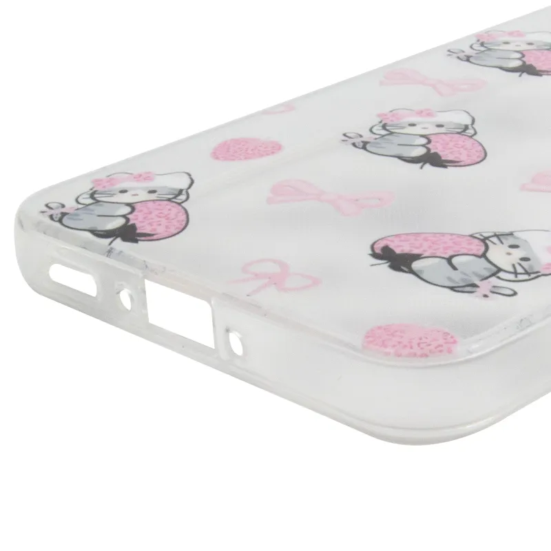 Чохол TPU Clear Joy для Samsung Galaxy A56 5G – Strawberry Cats. Фото 7 з 7