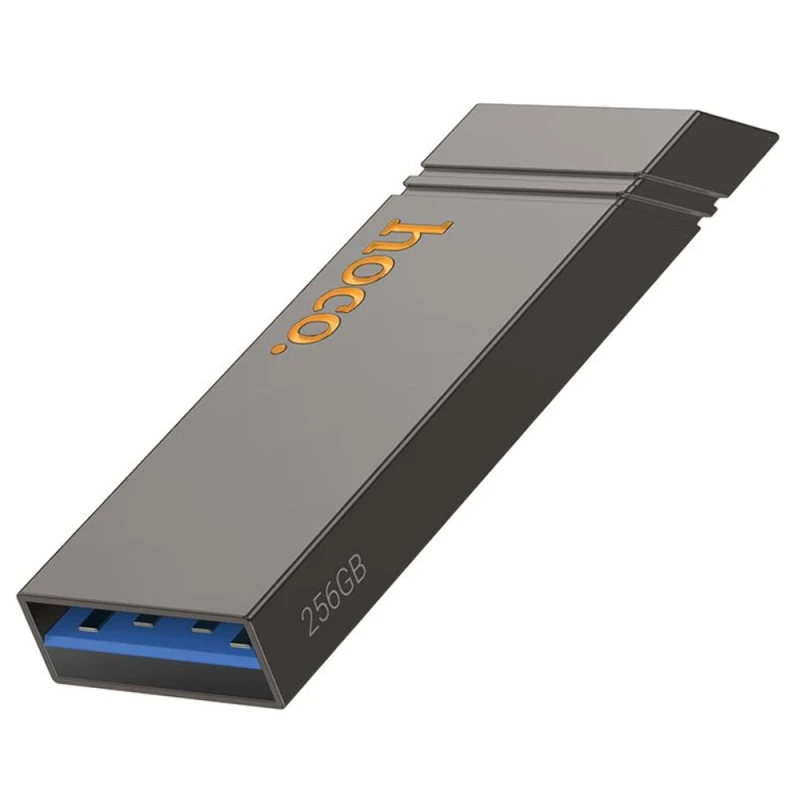 Флеш-накопитель Hoco UD13 USB3.2 - 256GB – Gray. Фото 1 из 6