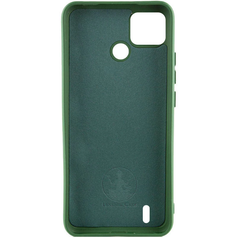 Чехол Silicone Case Lakshmi для TECNO POP 5 – Зеленый / Dark green. Фото 2 из 3