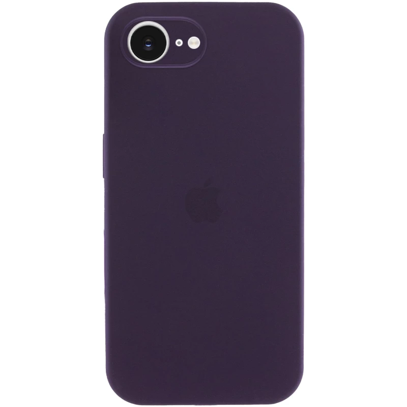 Чехол Silicone Case с закрытым низом для Apple iPhone 17e (6.1") – Фиолетовый / Elderberry. Фото 1 из 6