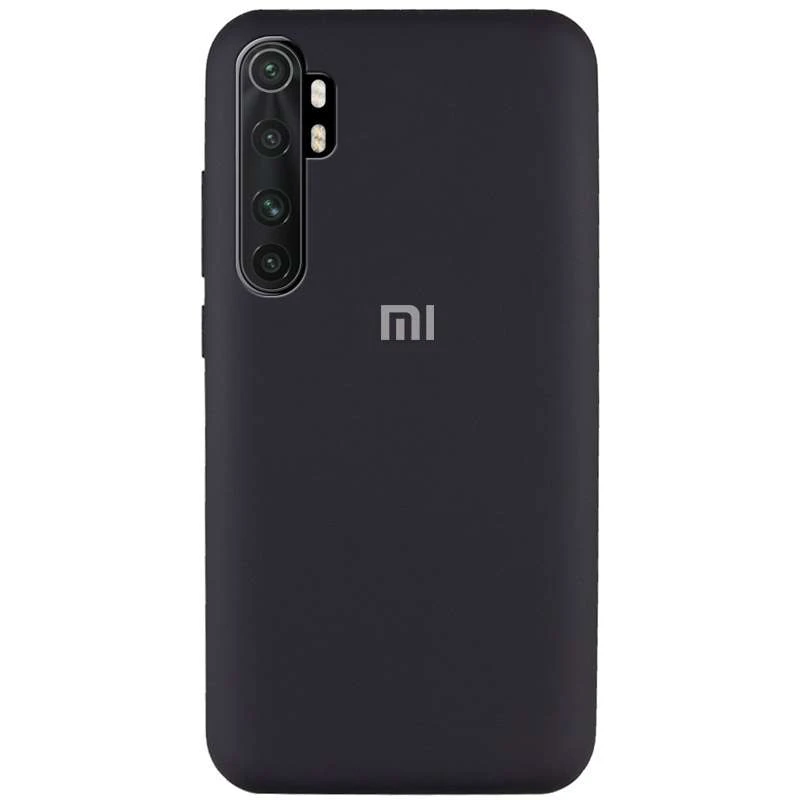 

Чохол Silicone Case з закритим низом на Xiaomi Mi Note 10 Lite (Чорний / Black)