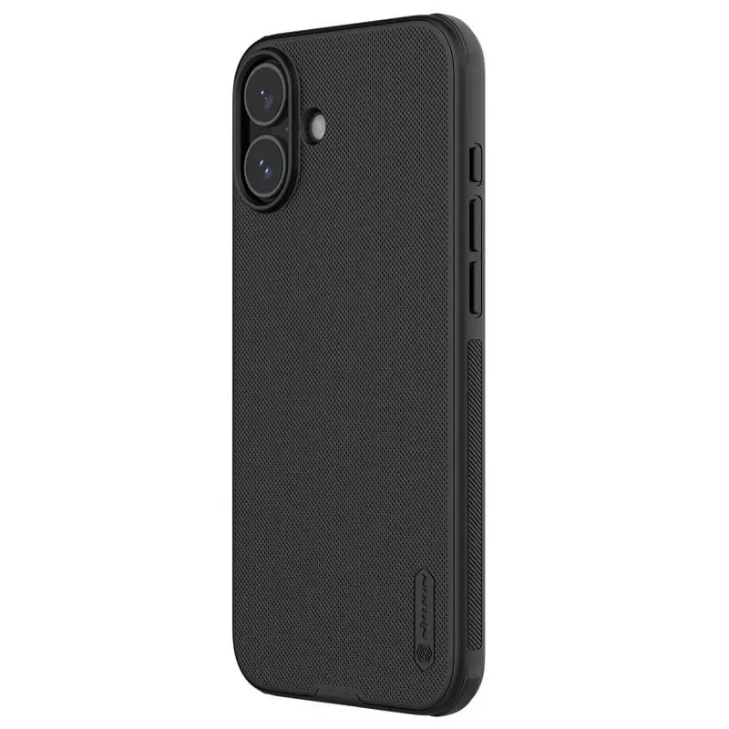 Пластикова накладка Nillkin Pro на Apple iPhone 16 – Чорний / Black. Фото 3 з 8
