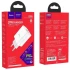 МЗП HOCO C80A Rapido PD20W+QC3.0 Type-C + USB – Білий. Фото 5 з 5