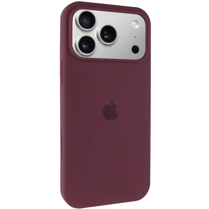 Чехол Silk Full Protective (AA) для Apple iPhone 18 Pro Max – Бордовый / Plum. Фото 1 из 5