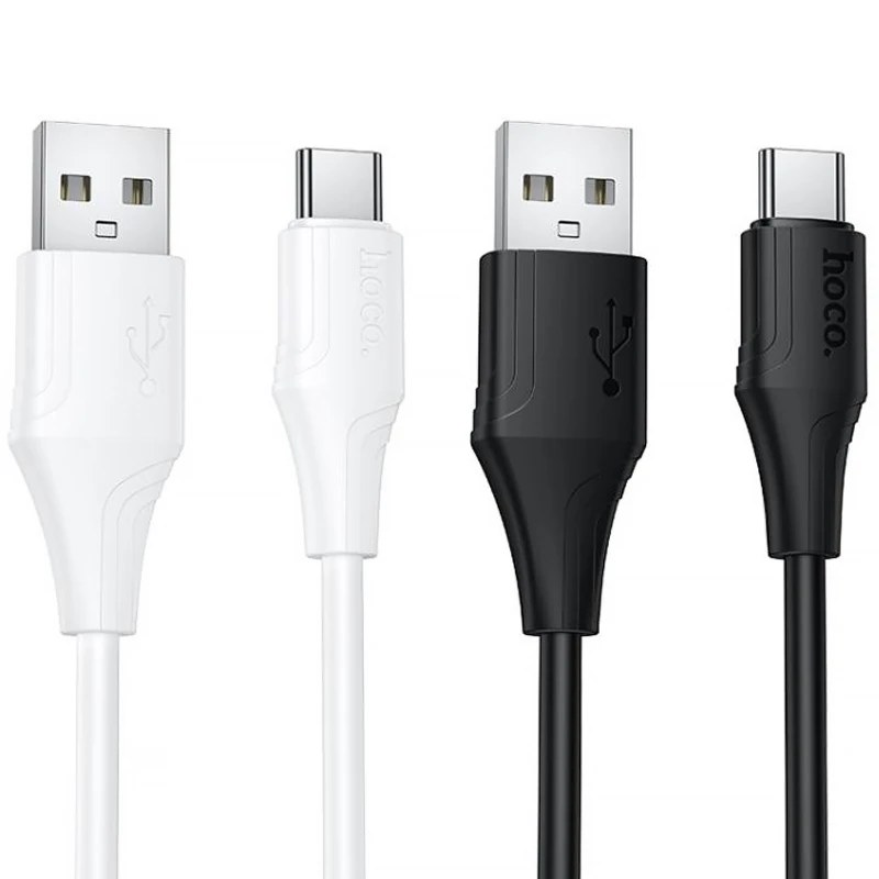 Дата кабель Hoco X124 Bien silicone USB to Type-C 3A (1m) фото 1 з 1