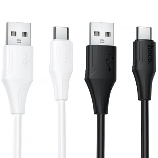 Дата кабель Hoco X124 Bien silicone USB to Type-C 3A (1m) фото 1 з 1