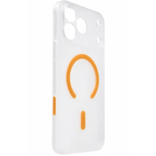 Чехол PC Slim Matte with MagSafe (camera button) для Apple iPhone 17 Pro (6.3") — Orange