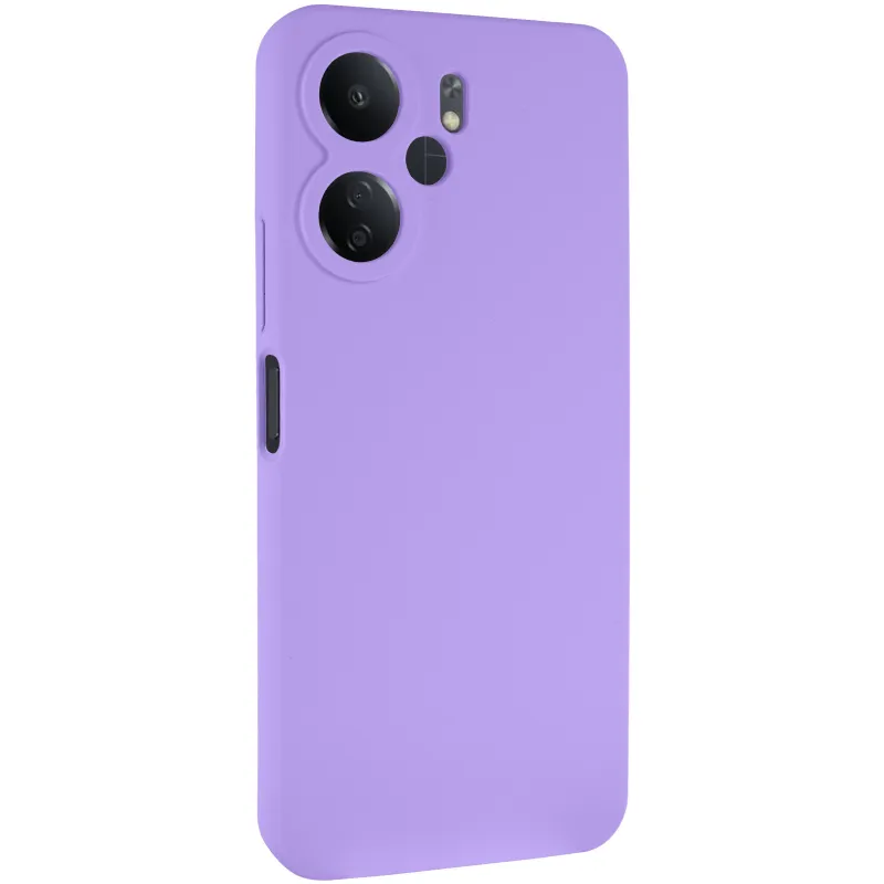 Чохол Silicone Case Lakshmi Premium із закритою камерою для Xiaomi Redmi 13C – Бузковий / Dasheen. Фото 2 з 7