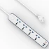 Подовжувач WIWU S007 Power Strip PD20W (2USB-A/2C/4xSocket) (2m) – White. Фото 3 з 4