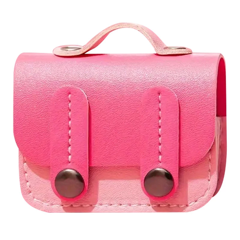 Кожаный футляр Briefcase для наушников AirPods 3 – Pink. Фото 2 из 5