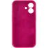 Чохол Silk Full Camera Protective (AA) NO LOGO для Apple iPhone 16 Plus – Червоний / Rose Red. Фото 6 з 7