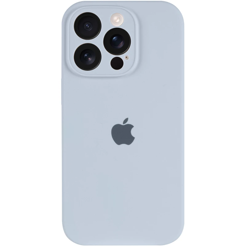 Чохол Silicone Case з захистом камери на Apple iPhone 15 Pro (6.1") – Блакитний / Sweet Blue. Фото 4 з 12