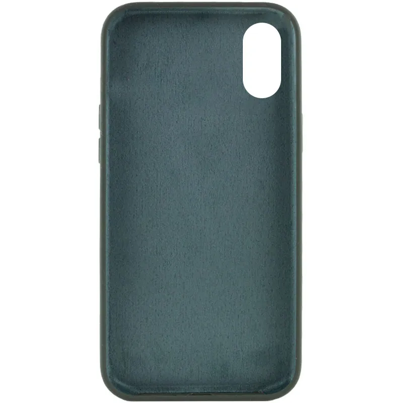 Чохол Silk Full Protective (AA) NO LOGO для Apple iPhone XS (5.8") – Зелений / Cyprus Green. Фото 2 з 3