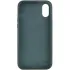 Чехол Silk Full Protective (AA) NO LOGO для Apple iPhone XS Max (6.5") – Зеленый / Cyprus Green. Фото 2 из 3