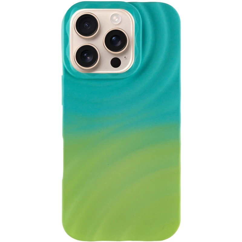 Чехол TPU ColorWave для Apple iPhone 16 Pro Max – Marine Green / Mint. Фото 3 из 6