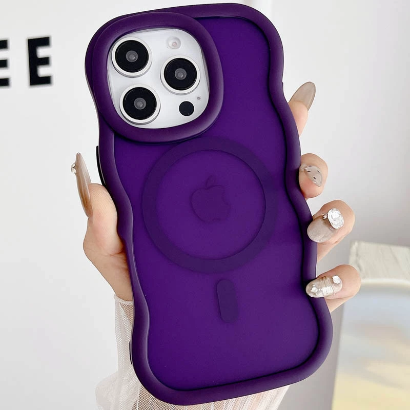 Чехол Solid with MagSafe для Apple iPhone 12 – Purple. Фото 3 из 5