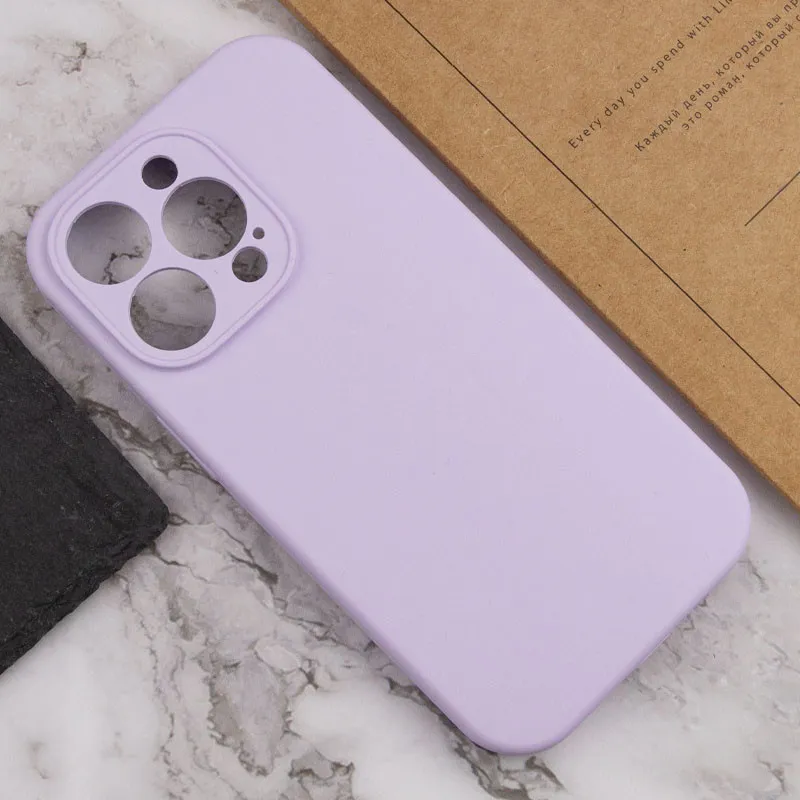 Чехол Silk Full Protective (AA) NO LOGO для Apple iPhone 16 Pro – Сиреневый / Lilac. Фото 13 из 18