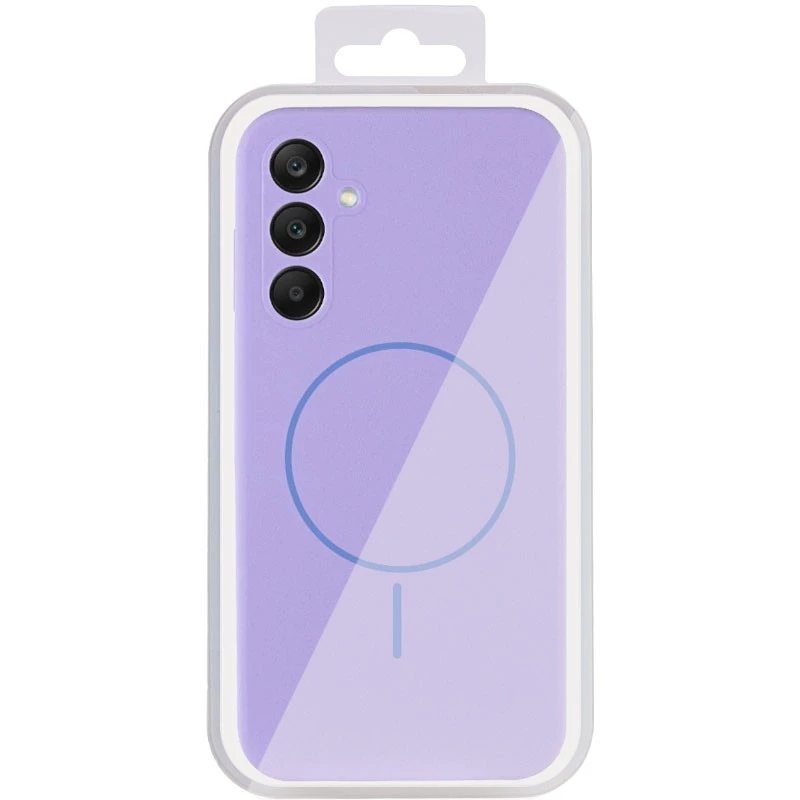 Силіконовий чохол Lakshmi MagFit з захистом камери для Samsung Galaxy S24 FE – Бузковий / Dasheen. Фото 10 з 11