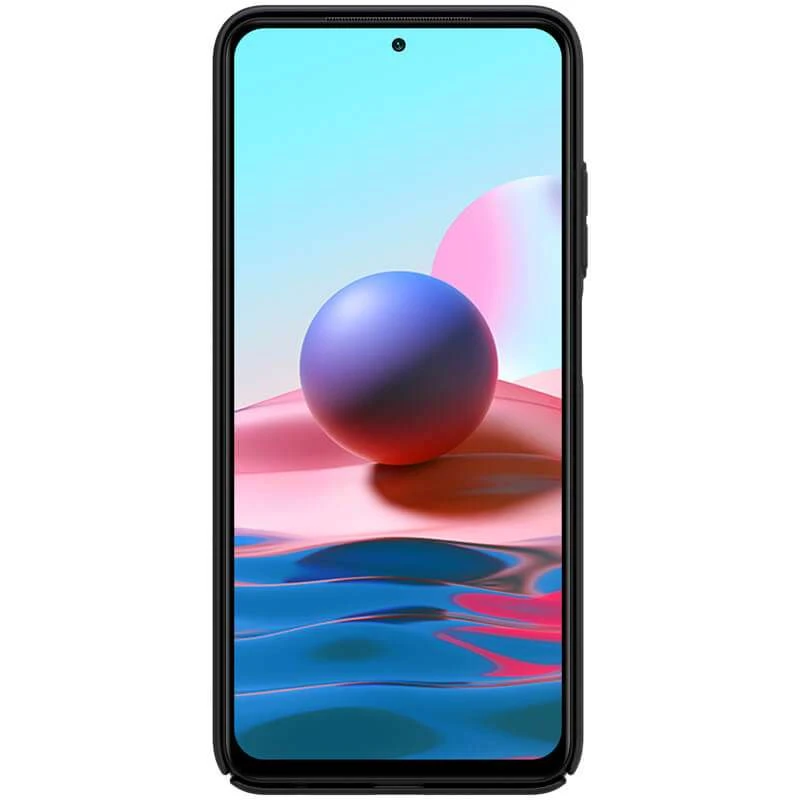 Пластикова накладка Nillkin Frost на Xiaomi Redmi Note 10 / Note 10s – Чорний. Фото 2 з 6