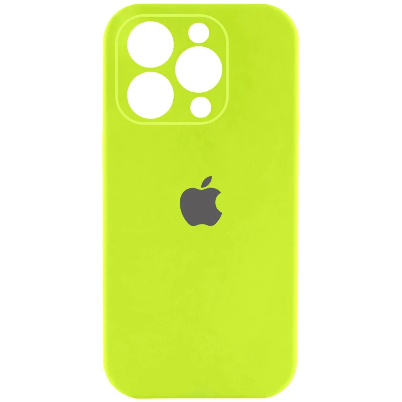 Чехол Silicone Case с защитой камеры для Apple iPhone 13 Pro Max (6.7") – Кислотный / Acid. Фото 1 из 6