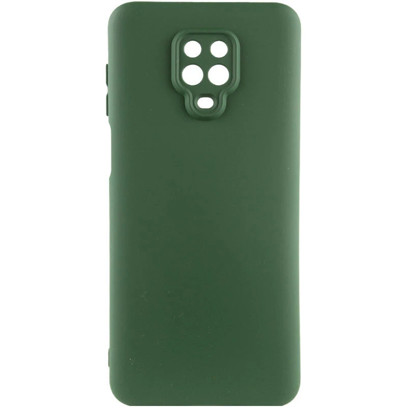 Чехол Silicone Case Lakshmi Premium з закритою камерою на Xiaomi Redmi Note 9s / Note 9 Pro / Note 9 Pro Max – Зеленый / Cyprus Green. Фото 1 из 5