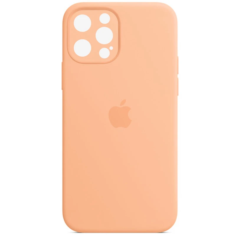 

Чехол Silicone Case с защитой камеры для Apple iPhone 14 Pro Max (6.7") (Оранжевый / Cantaloupe), Помаранчевий / cantaloupe