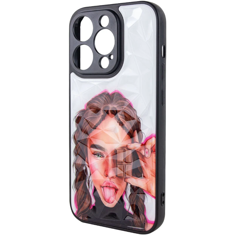 Скляний чохол Prisma Ladies на Apple iPhone 14 Pro (6.1") – Chocolate. Фото 4 з 6