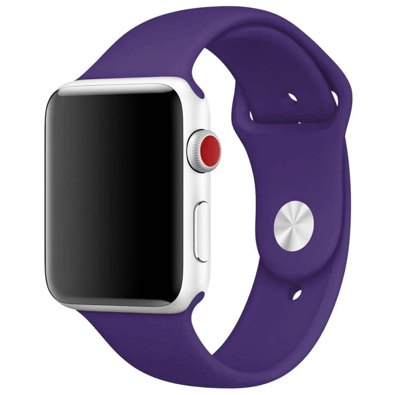 

Силиконовый ремешок для Apple watch 38mm / 40mm (Фиолетовый / Amethyst), Фіолетовий / amethyst