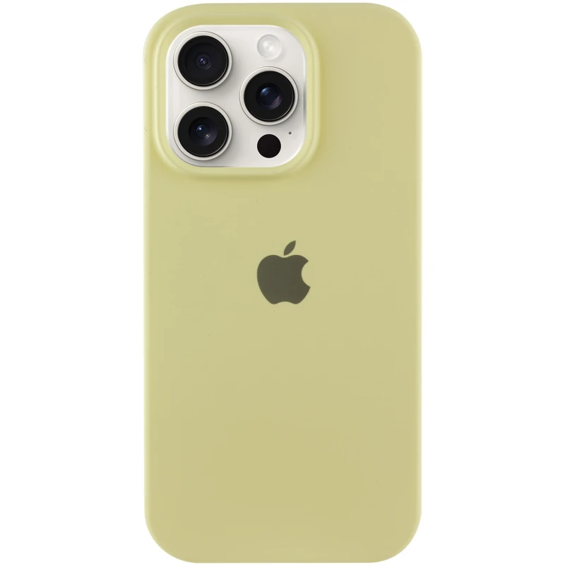Чохол Silicone Case з закритим низом на Apple iPhone 17 Air (6.5") – Жовтий / Mellow Yellow. Фото 1 з 1