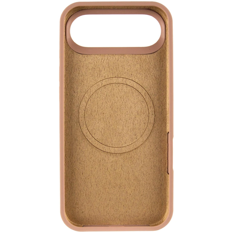 Чохол Silicone Case Full Protective (AA) V2 with MagSafe для Apple iPhone 17 Air (6.5") – Бежевий / Desert Gold. Фото 7 з 11