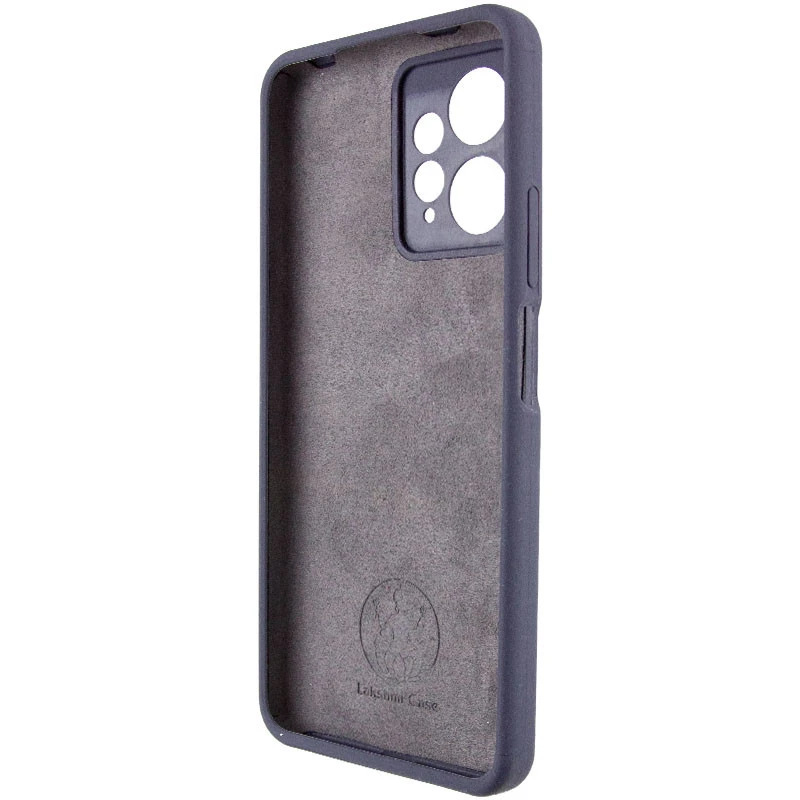 Чохол Silicone Case Lakshmi Premium L з закритою камерою на Xiaomi Redmi Note 12 4G – Темно-синій / Midnight blue. Фото 3 з 5