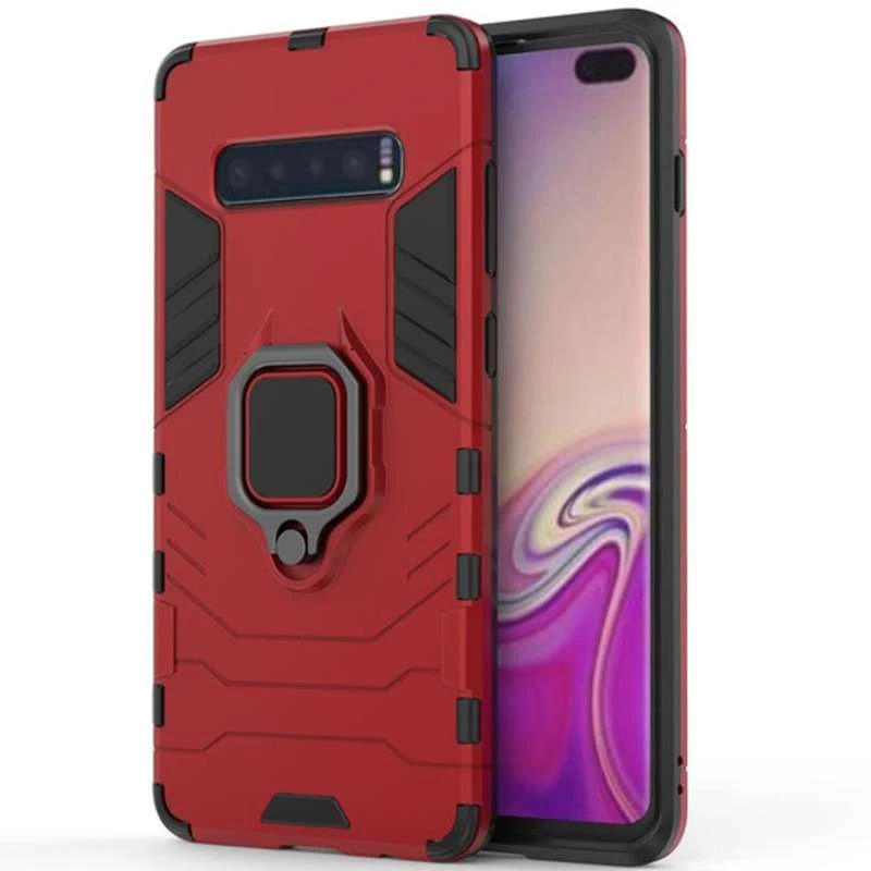 Протиударний чохол Transformer з кільцем на Samsung Galaxy S10+ фото 5 з 5