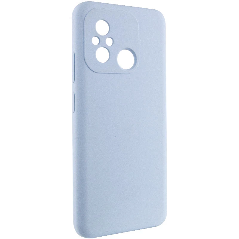 Чохол Silicone Case Lakshmi Premium з закритою камерою на Xiaomi Redmi 12C / Poco C55 – Блакитний / Sweet Blue. Фото 2 з 7