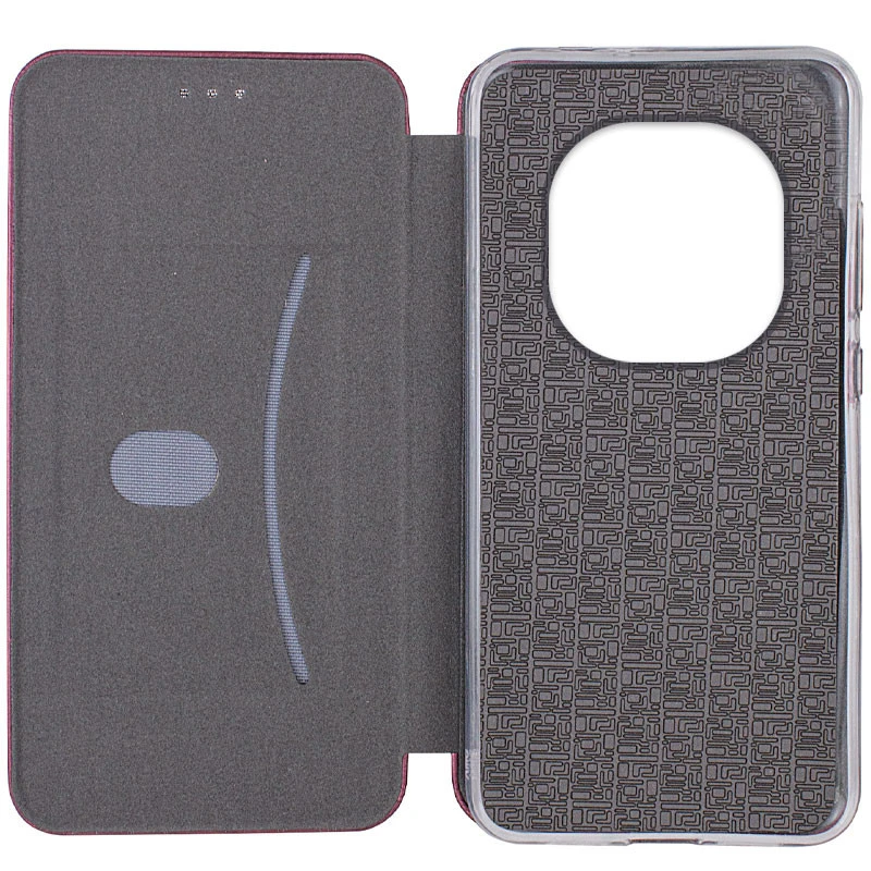 Чохол-книжка класичний на Xiaomi Redmi Note 15 Pro 4G – Бордовий. Фото 4 з 4