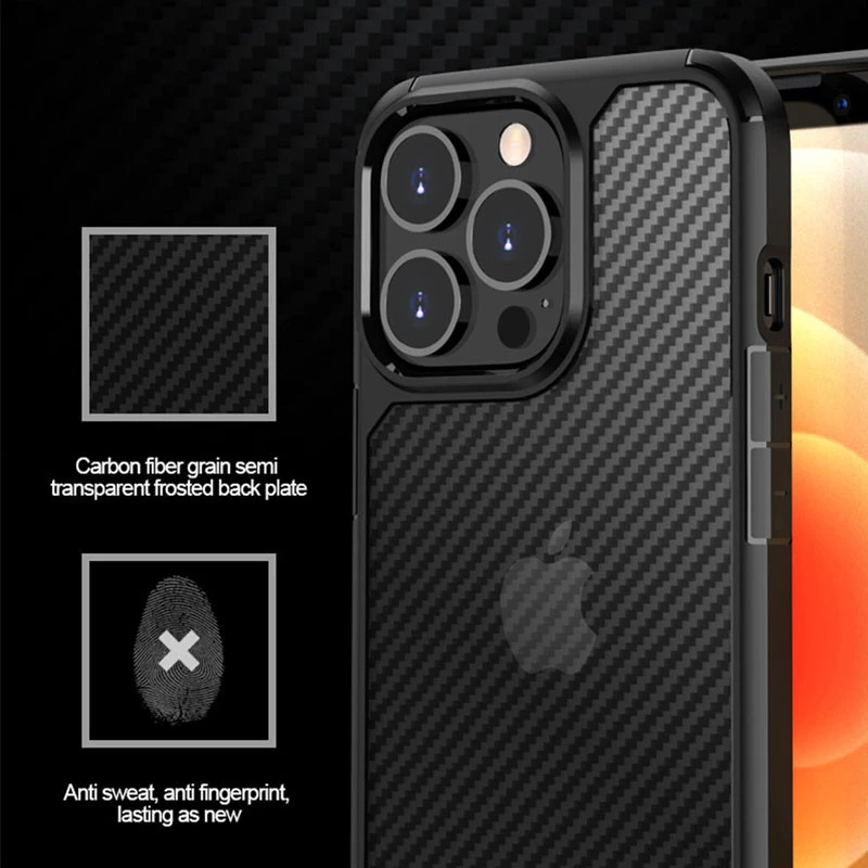 Ребристий чохол на Apple iPhone 15 Pro (6.1") – Black. Фото 5 з 5