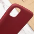 Кольоровий силіконовий чохол на Samsung Galaxy A04e – Бордовий. Фото 6 з 6