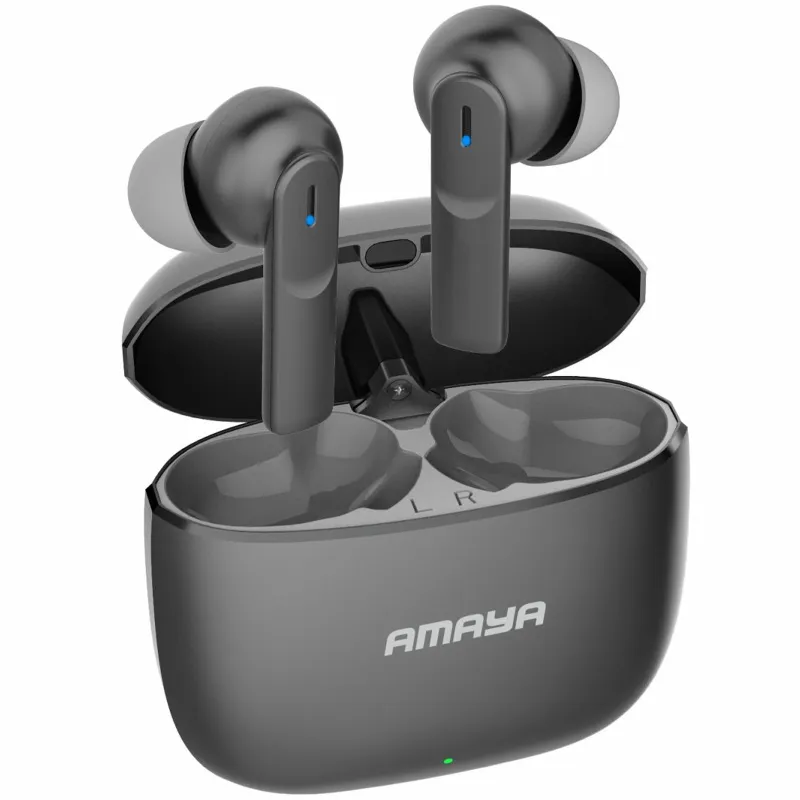 Беспроводные TWS наушники Amaya ATW-09 Metal case – Grey. Фото 1 из 2
