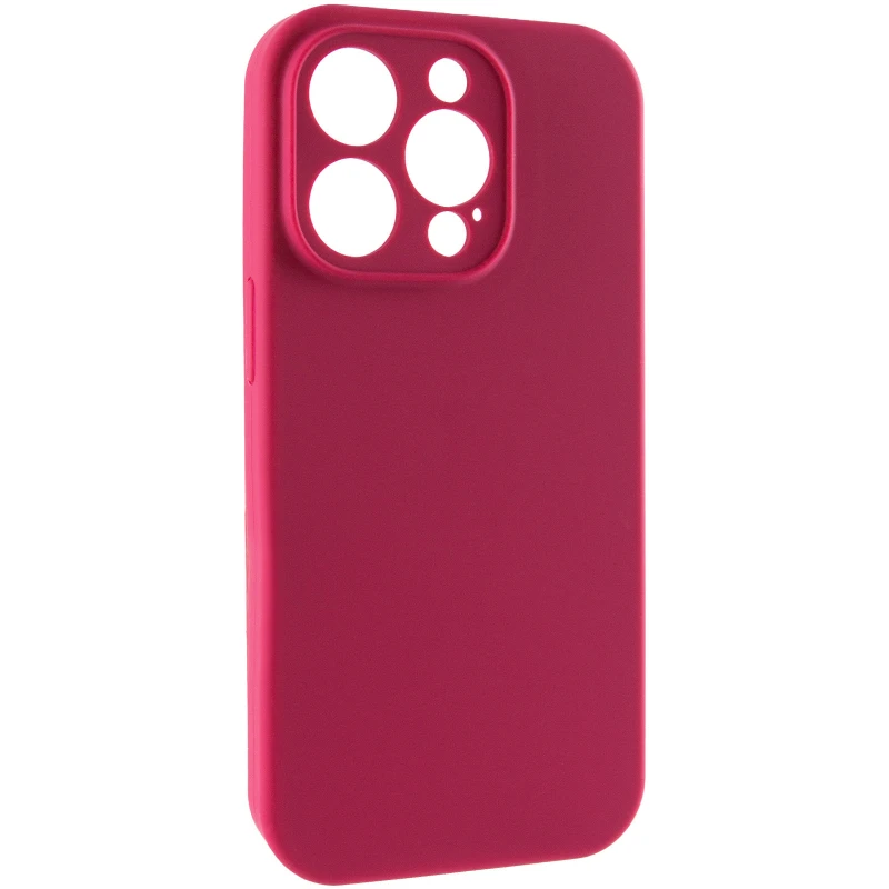 Чохол Silk Full Camera Protective (AA) NO LOGO для Apple iPhone 13 Pro (6.1") – Червоний / Rose Red. Фото 1 з 7