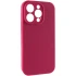 Чехол Silk Full Camera Protective (AA) NO LOGO для Apple iPhone 15 Pro (6.1") – Красный / Rose Red. Фото 1 из 7