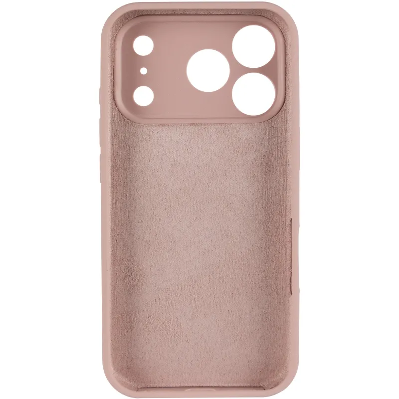 Чехол Silk Full Camera Protective (AA) NO LOGO для Apple iPhone 17 Pro Max (6.9") – Розовый / Pink Sand. Фото 3 из 5
