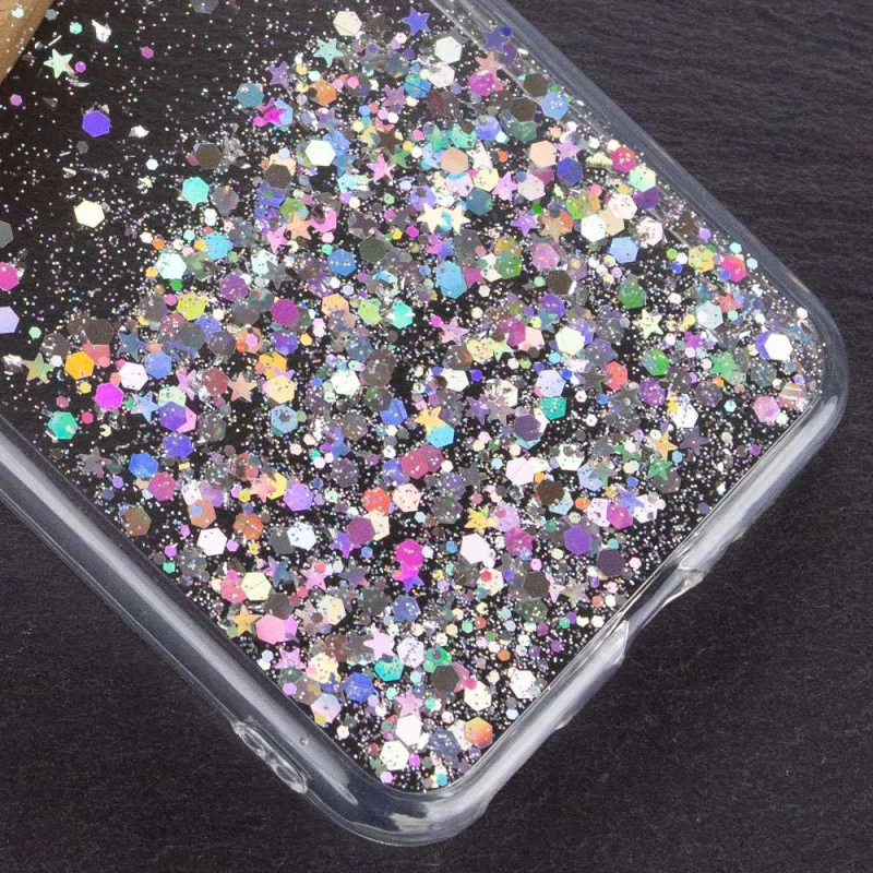 Силіконовий чохол Star Glitter на Huawei Y8p (2020) – Прозорий. Фото 3 з 3