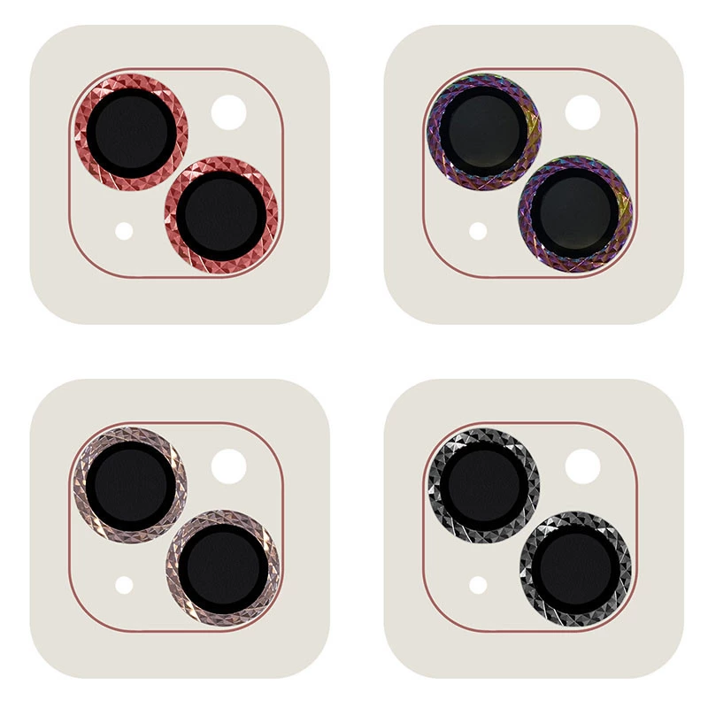 Защитное стекло Metal Shine на камеру для Apple iPhone 15 Plus (6.7") фото 2 из 2